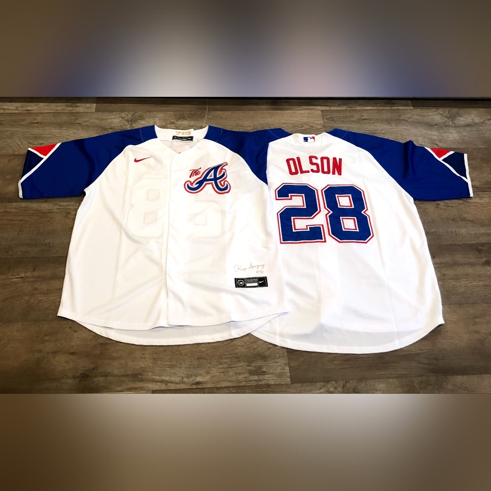 2023 Atlanta Braves #28 Matt Olsen City Connect Jersey